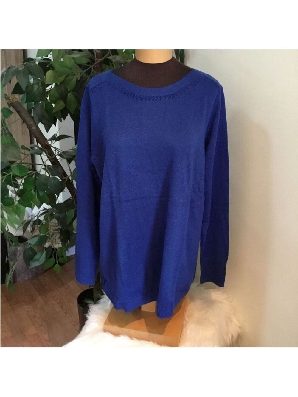 Apt 9 long sleeve sweater Woman's size XXL pull over crewneck sparkly